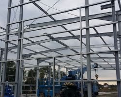 Neubau Produktionshalle Übigau Alternativtext